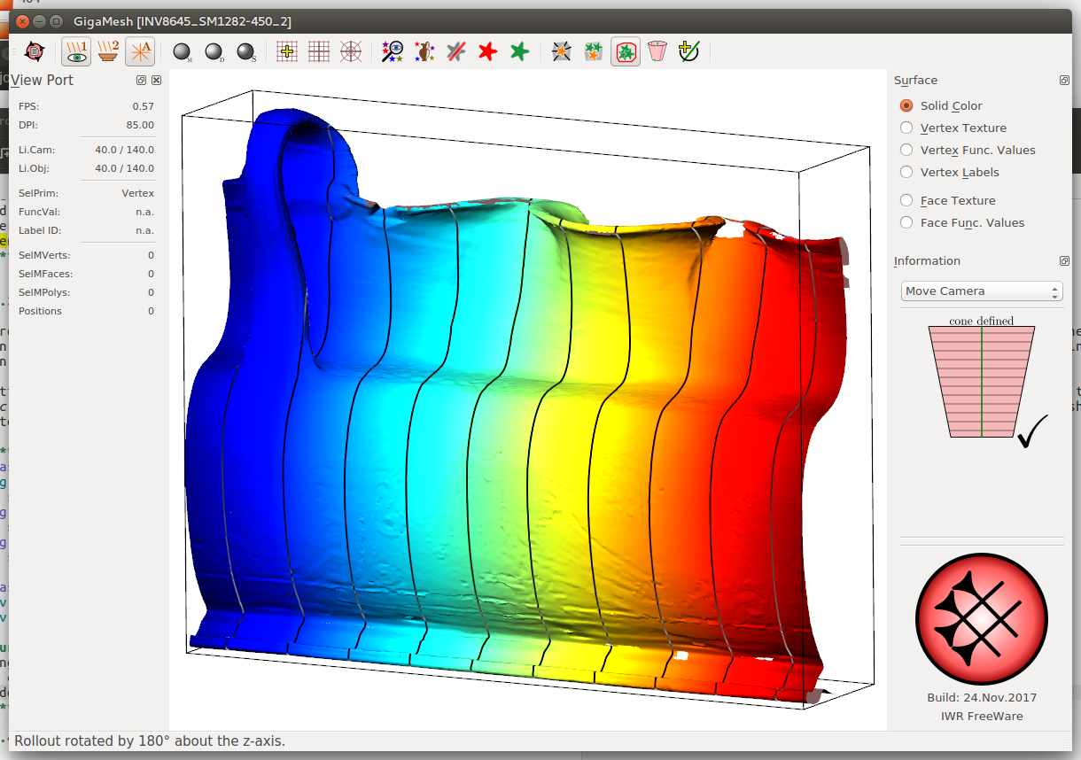 GigaMesh Rollout Cone Covering Whole Mesh