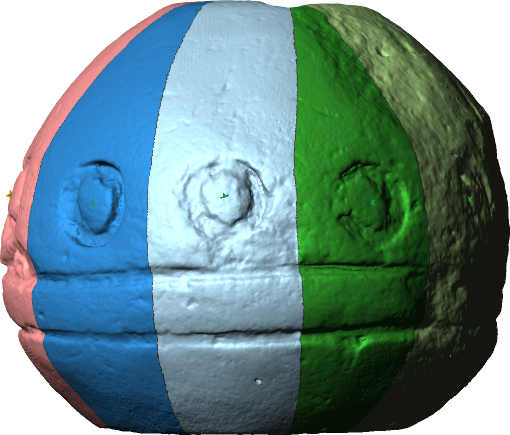 GigaMesh Distance Visualization Geodesic Distance